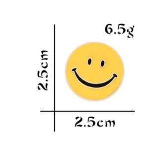 Smiling Face Emoji Pin Brooch
